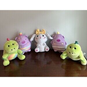 Moriah Elizabeth Plush Lot Bumblebear Pickle Lemon Bunny Influencer 5 PCS